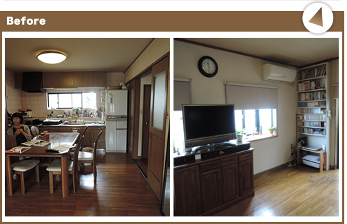 Kitchen Reform 収納たっぷりのＬ字キッチン